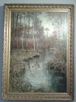 Paesaggio al tramonto - Mariani