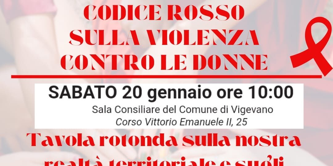 Città di Vigevano Codice rosso sulla violenza contro le donne